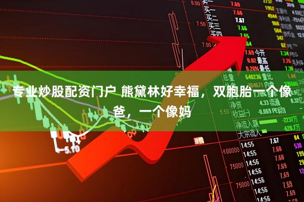 专业炒股配资门户 熊黛林好幸福，双胞胎一个像爸，一个像妈